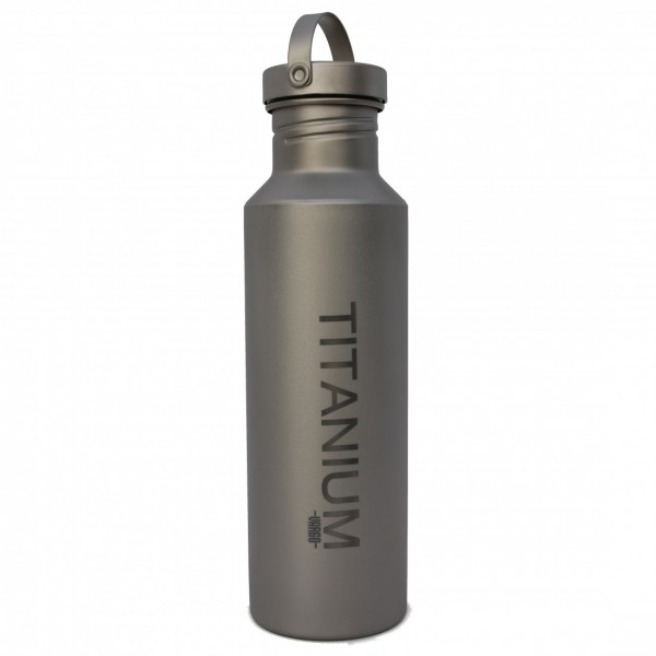 VARGO Titan Wasserflasche 650 ml (mit Titanverschluss)