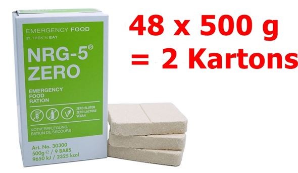 NRG-5 ZERO glutenfrei 48 x 500g = 2 Kartons